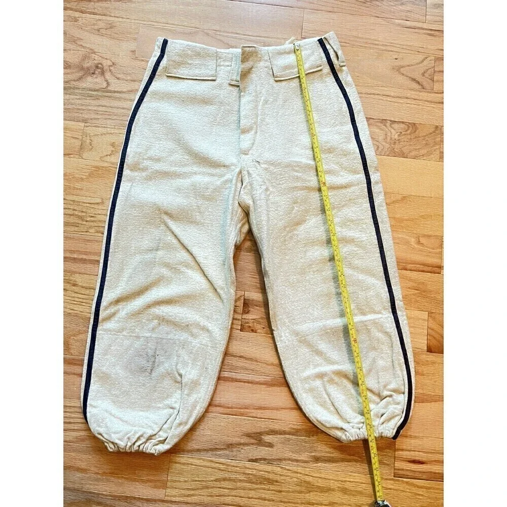 Vintage Braves Youth Baseball Uniform Elano NY #33 3-Piece Jersey Pants Cap